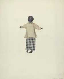 China Headed Negro Doll, 1935/1942. Creator: Henry Murphy