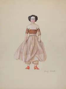China-Headed Doll, c. 1936. Creator: Beverly Chichester