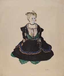 China Headed Doll, c. 1941. Creator: Lelah Nelson