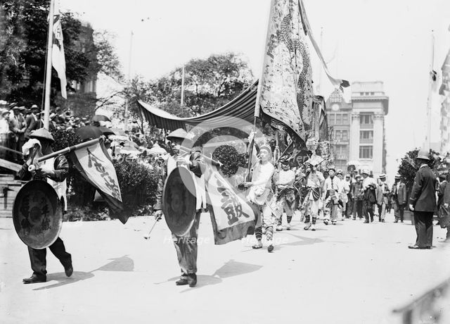 China in N.Y. 4th of July Parade, 1911. Creator: Bain News Service.