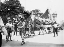 China in N.Y. 4th of July Parade, between c1910 and c1915. Creator: Bain News Service