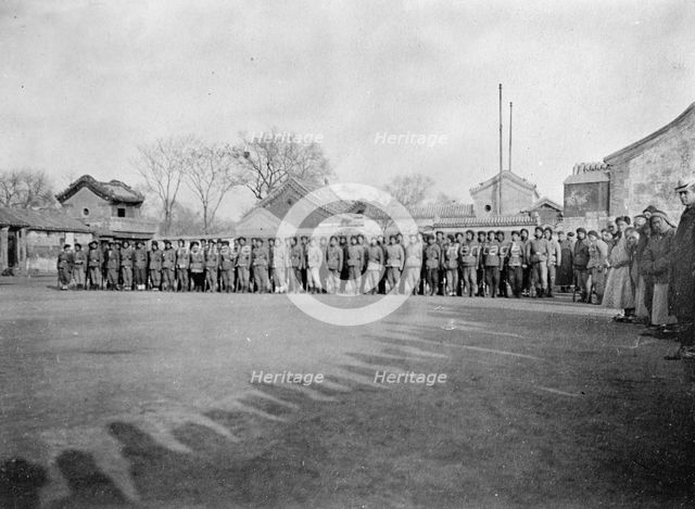 China. Soldiers, 1913. Creator: Harris & Ewing.