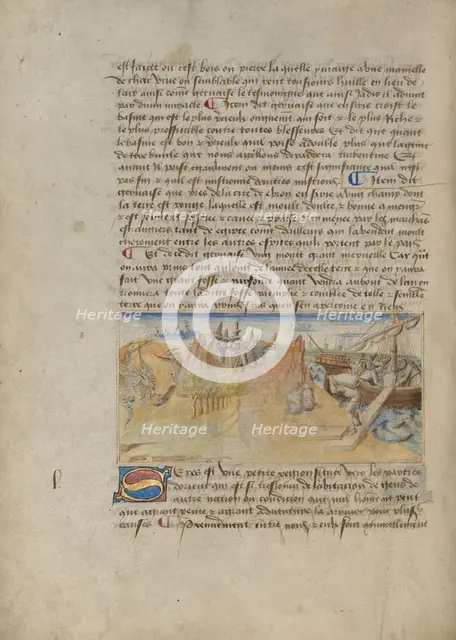 China (Seres); Livre des merveilles du monde (Book of the Marvels of the World), about 1460-1465. Creator: Master of the Geneva Boccaccio.