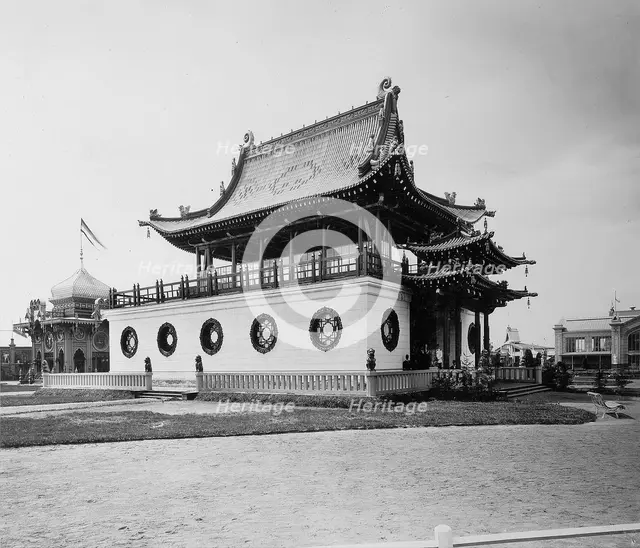 China Pavilion, the All-Russia Exhibition, Nizhny Novgorod, Russia, 1896.  Artist: Maxim Dmitriev
