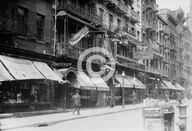 Chinatown after shooting, between c1910 and c1915. Creator: Bain News Service.