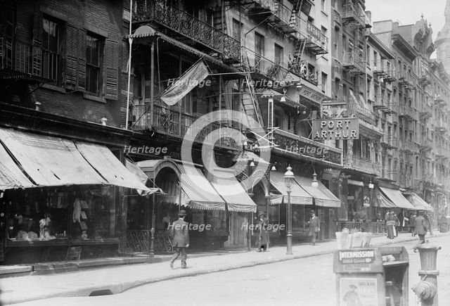 Chinatown after shooting, between c1910 and c1915. Creator: Bain News Service.