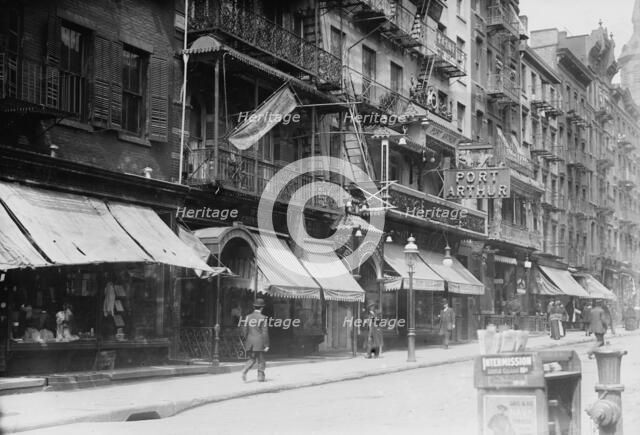 Chinatown after shooting, between c1910 and c1915. Creator: Bain News Service.