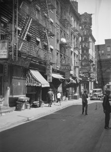 Chinatown, in San Francisco or New York City, between 1911 and 1942. Creator: Arnold Genthe