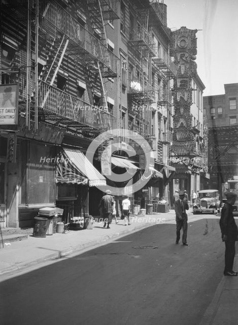 Chinatown, in San Francisco or New York City, between 1911 and 1942. Creator: Arnold Genthe.