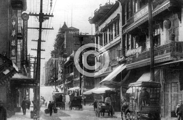 Chinatown, San Francisco, USA, 1926. Artist: Unknown