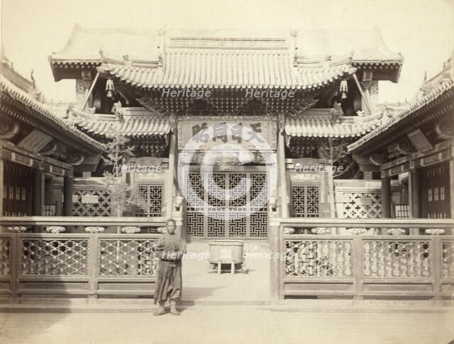 Chinese temple in Miamachin ie, Maimachin, between 1885 and 1886. Creator: Unknown.