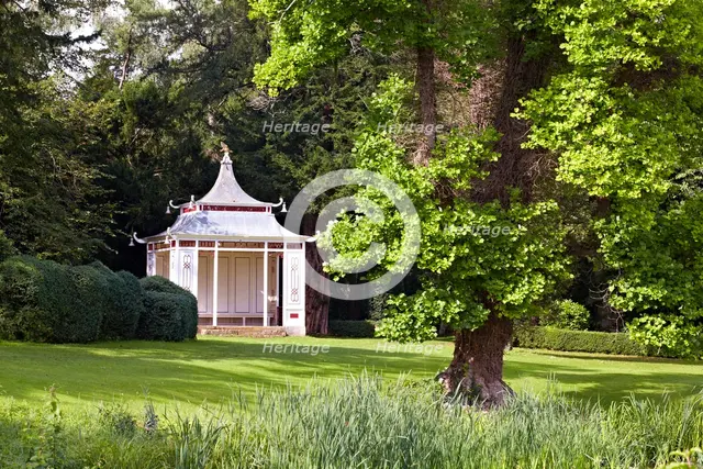 Chinese Temple, Wrest Park Gardens, Silsoe, Bedfordshire, c1980-c2017. Artist: Historic England commissioned photographer.