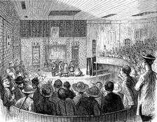 Chinese theatre, San Francisco, c1870
