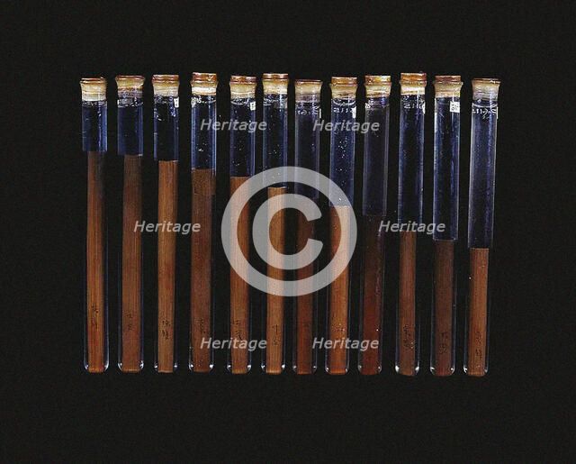 Chinese twelve-tone pitch pipes (from the tomb of Xin Zhui in Mawangdui), ca 160 BC. Creator: Anonymous master.