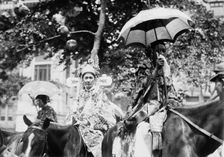 Chinese women in N.Y. 4th July parade, between c1910 and c1915. Creator: Bain News Service