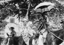 Chinese women in N.Y. 4th July parade, between c1910 and c1915. Creator: Bain News Service