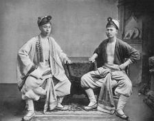 Chinese actors, 1902. Artist: CC Pierce & Co