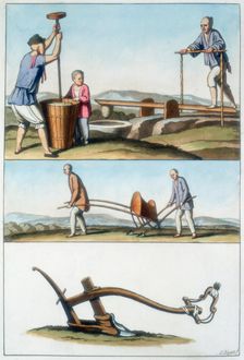 Chinese agriculture, 1825-1835. Creator: Unknown