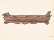 Chinese Altar Tray, c. 1939. Creator: Vera Van Voris