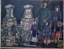 Chinese and vases 1927. Creator: José Gutiérrez Solana