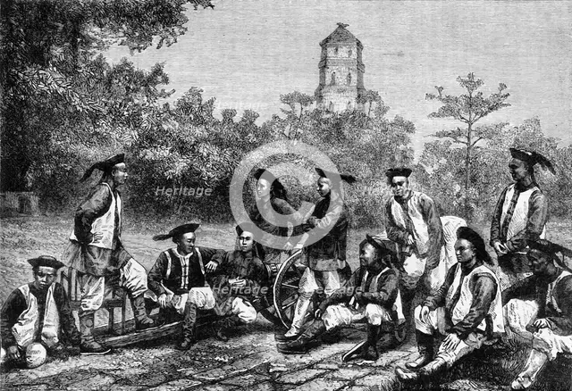 'Chinese Artillerists', c1891. Creator: James Grant.