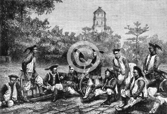 'Chinese Artillerists', c1891. Creator: James Grant.