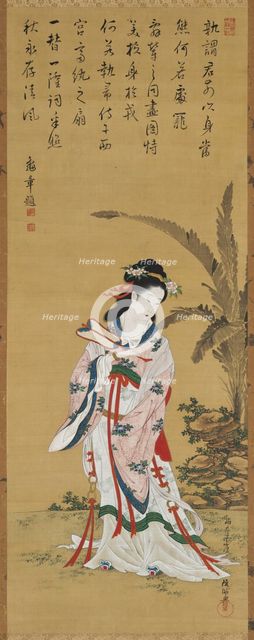 Chinese Beauty, late 1700s-early 1800s. Creator: Kubo Shunman (1757-1820).