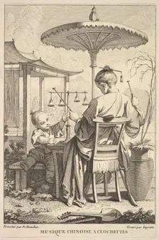 Chinese Bell Music, 1741-63. Creator: John Ingram