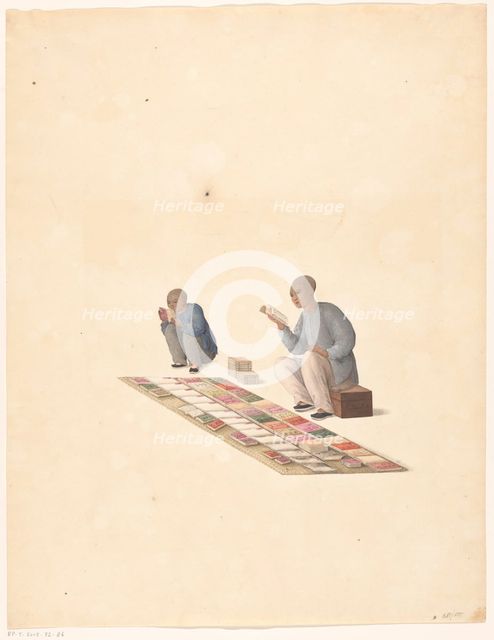 Chinese bookseller, 1805 or later.  Creator: Anon.