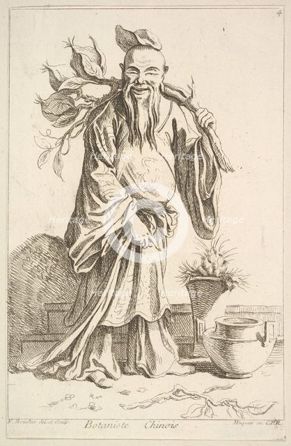 Chinese botanist, 1738-45. Creator: Francois Boucher.