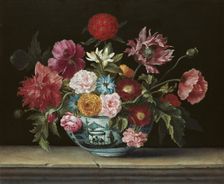 Chinese Bowl with Flowers, 1640. Creator: Jacques Linard