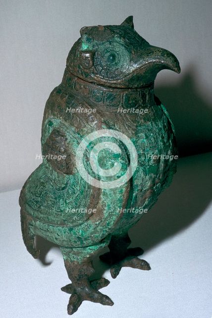 Chinese Bronze Ritual Vessel, 10th century BC. Artist: Unknown