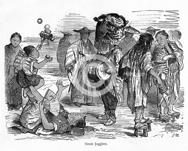 Chinese carnival. Artist: Unknown