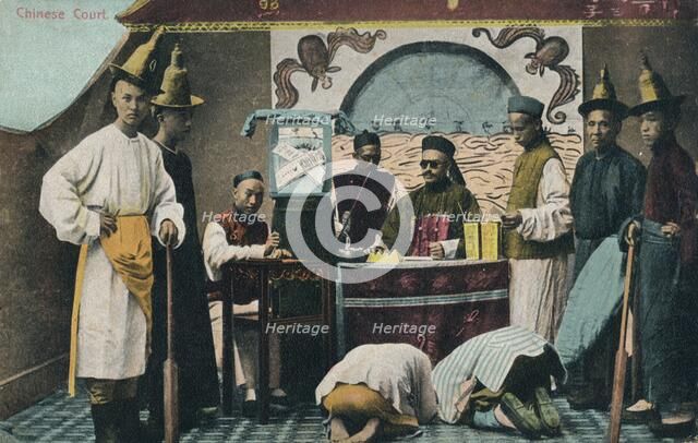 'Chinese Court', c1900. Artist: Unknown.