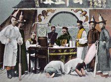 Chinese Court of Justice, Canton, China, early 20th century