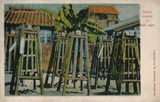 Chinese Criminals in Death Cages c1900