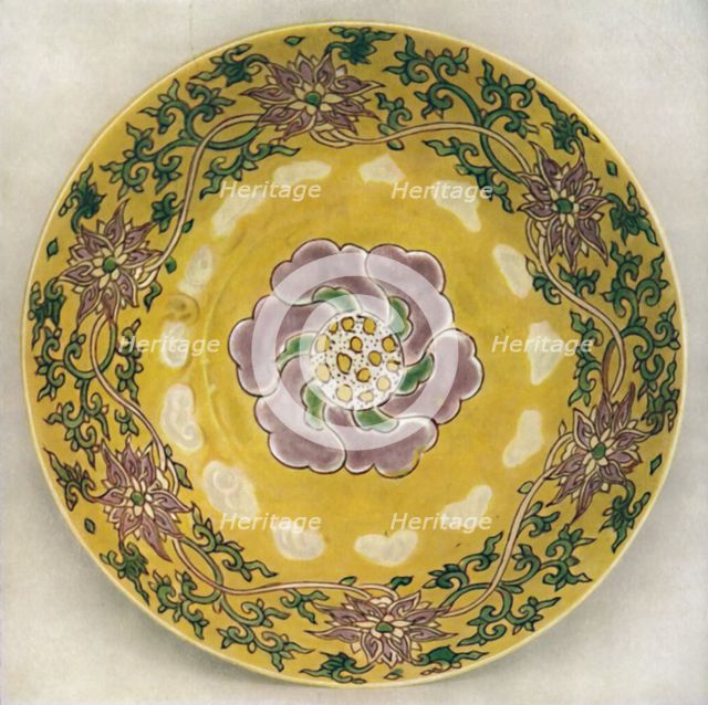 'Chinese Enamel-Painted Porcelain Bowl. Chia Ching Period, 1522-1566', (1928). Artist: Unknown.