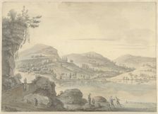Chinese fantasy landscape, 1779. Creator: Theodorus Wilkens