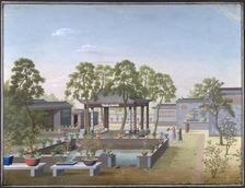 Chinese garden, 1800-1805. Creator: Unknown