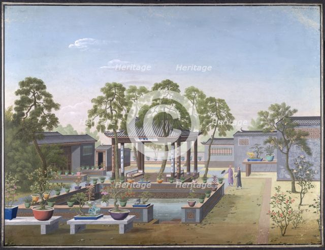 Chinese garden, 1800-1805.  Creator: Unknown.