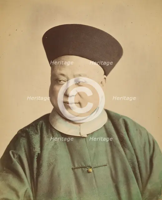 [Chinese Gentleman], 1870s. Creator: Baron Raimund von Stillfried.