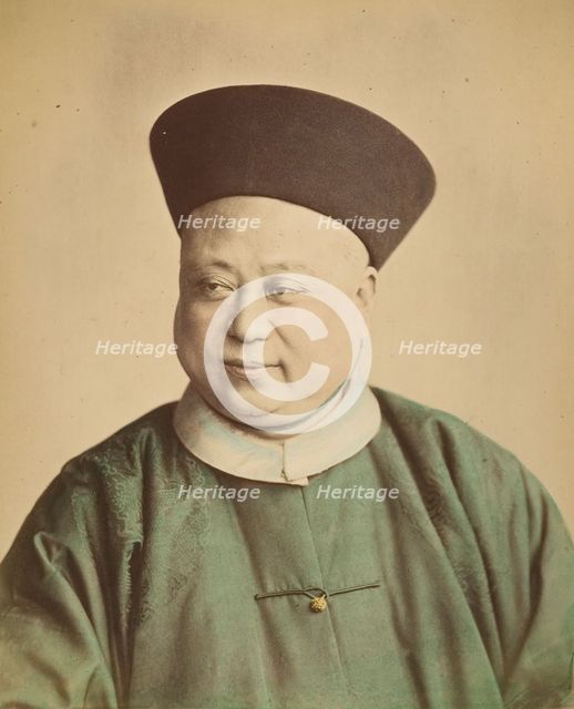 [Chinese Gentleman], 1870s. Creator: Baron Raimund von Stillfried.