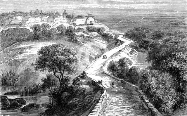 'Chinese Imperial Road, Dzungaria; The newly-conquered Russian Province of Dzungaria', 1875. Creator: Armin Vambery.