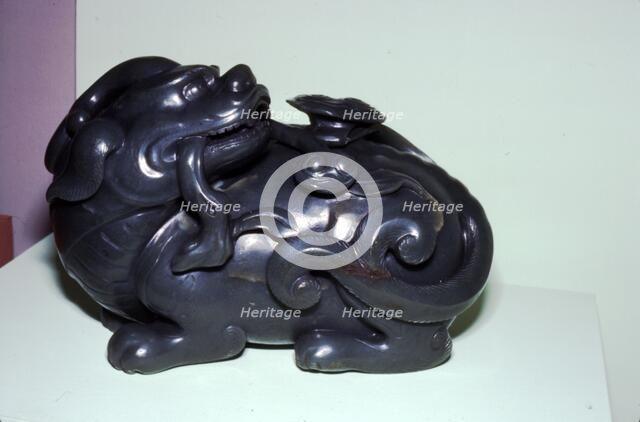 Chinese Jade Lion, symbolises energy for Taoists. Artist: Unknown.