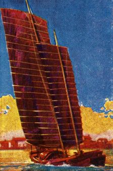 Chinese junk, c1928. Creator: Unknown