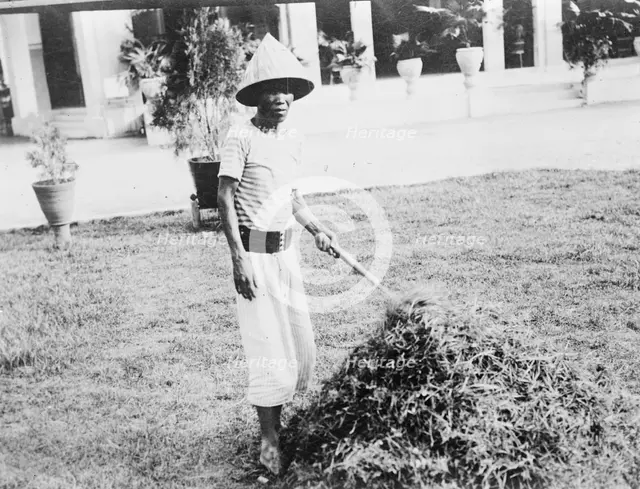 Chinese laborer, Java, between c1915 and c1920. Creator: Bain News Service.