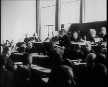 Chinese League of Nations Delegate Giving a Speech, 1933. Creator: British Pathe Ltd