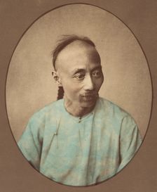 [Chinese Man], 1870s. Creator: Baron Raimund von Stillfried