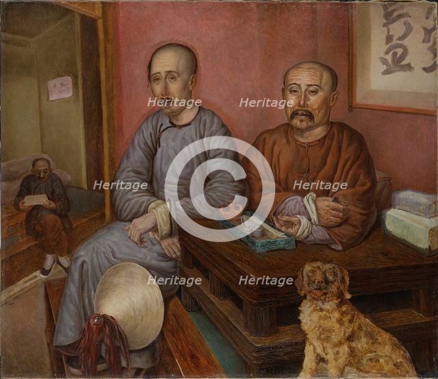 Chinese Merchants. Creator: Carl Peter Mazer.