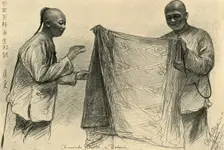 Chinese merchants in Batavia, Dutch East Indies, 1898. Creator: Christian Wilhelm Allers